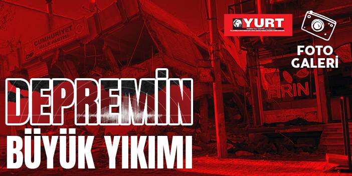 Depremin büyük yıkımı!