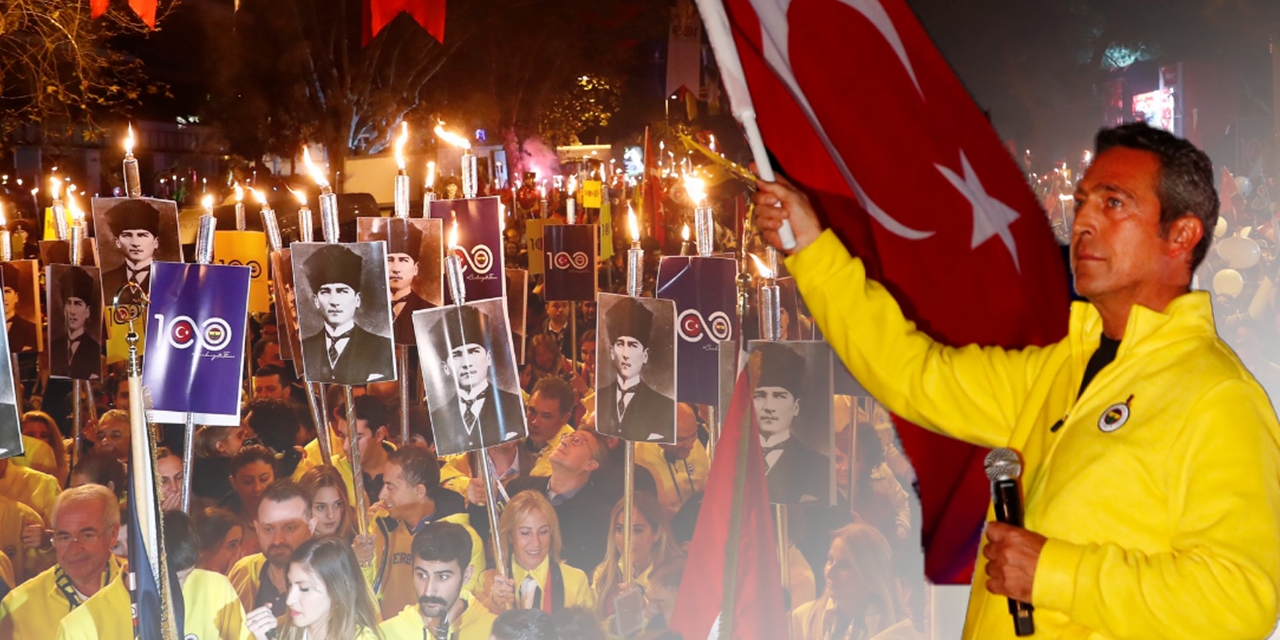 Ali Koç'tan "Fener Alayı"nda milyonları sürükleyen konuşma: "Yaşasın laik, Türkiye Cumhuriyeti"