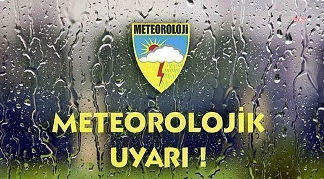 Meteoroloji'den 6 il için sarı kodlu uyarı