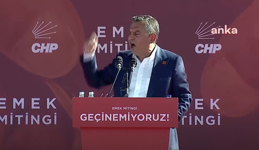 Özgür Özel, 'Geçinemiyoruz' mitinginden seslendi: "Ey Recep Tayyip Erdoğan, ey Devlet Bahçeli ya geçim, ya seçim!"