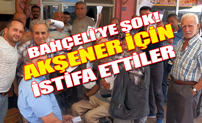 'MHP Türkeş'in çizgisinden çıktı' diyerek, 165 kişi istifa etti!